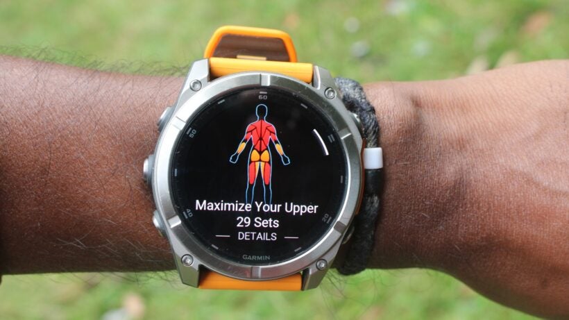 Garmin Fenix 8 workouts