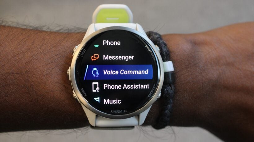 Garmin Forerunner 970 voice command