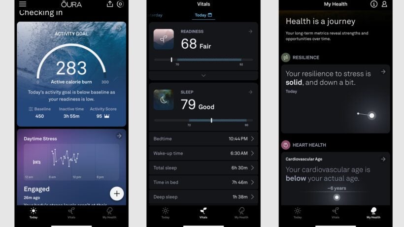 New Oura app features